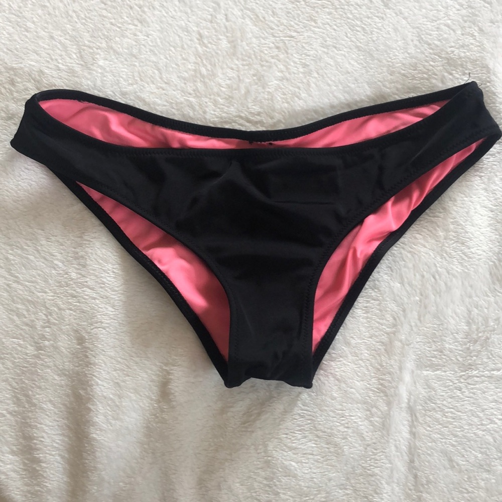 black Pink bikini bottoms